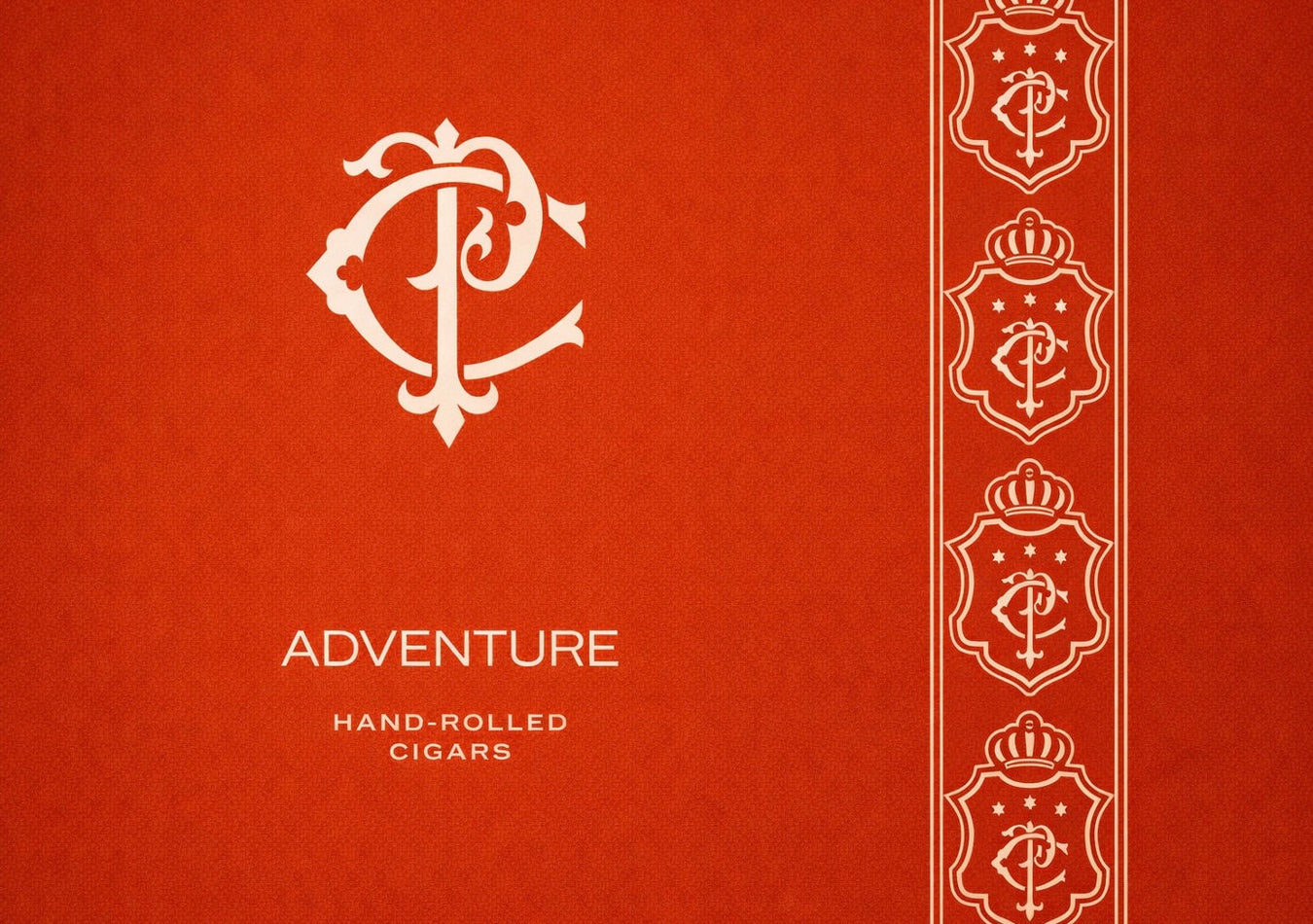Adventure hand-rolled cigars logo and band artwork collection image