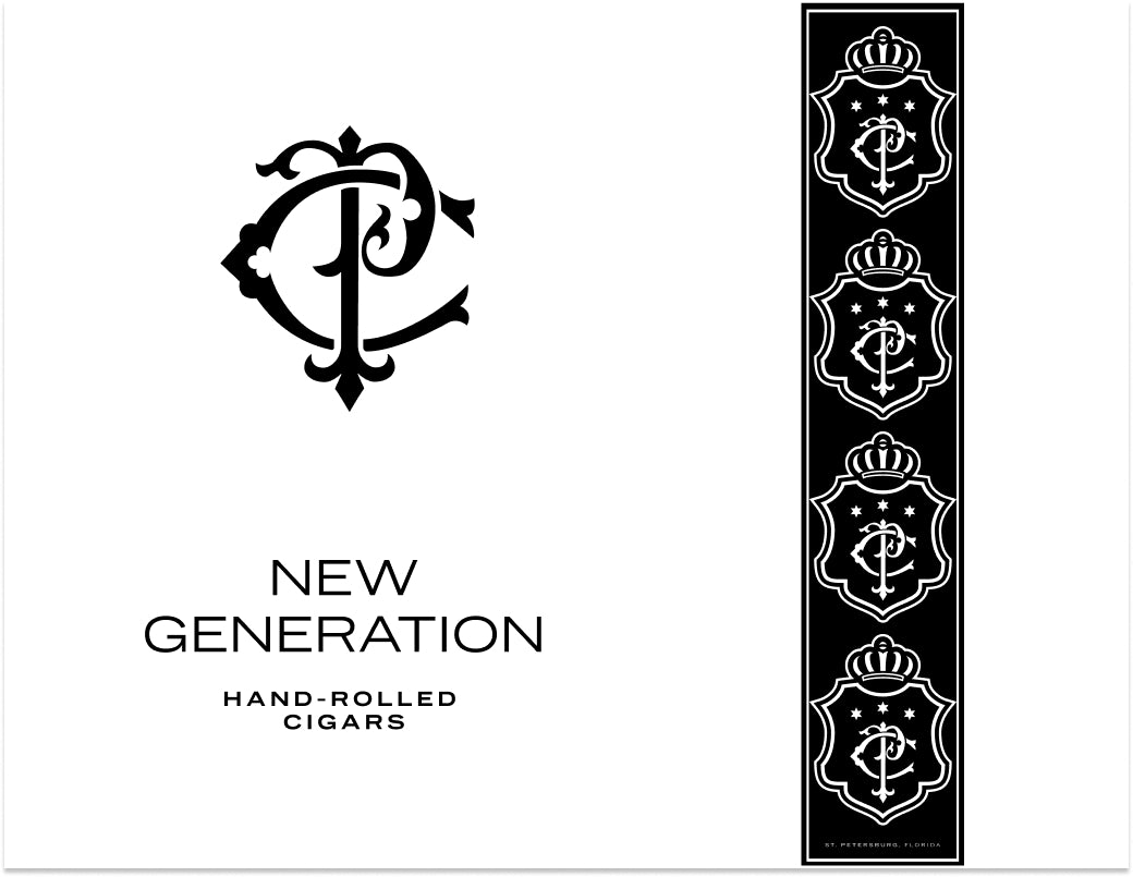New Generation hand-rolled cigars logo and band artwork collection image