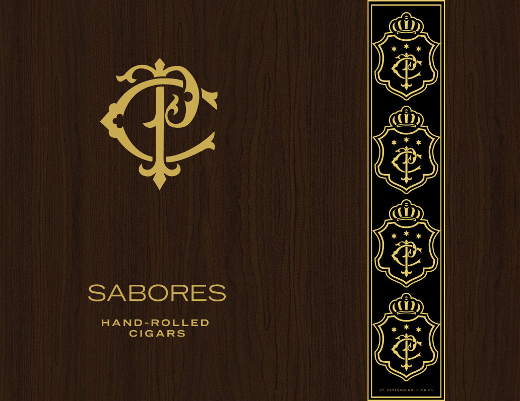 Sabores hand-rolled cigars logo and band artwork collection image