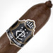 Cigar Paradise Maduro Bullet 60x4.5 house blend cigar close-up showing Habano Maduro wrapper, figurado shape, pigtail cap, and cigar band