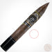 Cigar Paradise Adventure Dark Snake Sweet Tip Torpedo 52×6 house blend cigar featuring a distinctive pointed head, dark Habano Maduro wrapper, thin green Candela spiral and Cigar Paradise band.