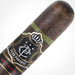 Cigar Paradise Adventure Dark Snake Toro 52×6 house blend cigar close-up showing the dark Habano Maduro wrapper, thin green Candela spiral and Cigar Paradise band.