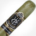 Cigar Paradise Adventure Snake Sweet Tip Robusto 52×5 house blend cigar close-up showing the green Candela wrapper, thin Habano Maduro spiral and Cigar Paradise band.