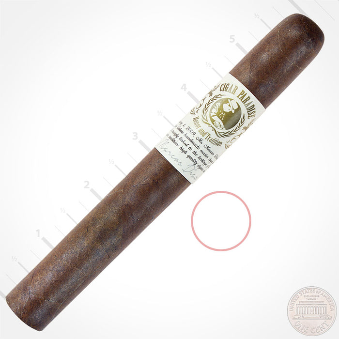 Honor & Tradition Maduro Toro Box Pressed 54×6 house blend cigar with Sumatra Maduro wrapper and rectangular box-pressed shape