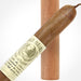 Honor & Tradition Sumatra Cedar Wrapped Laguito 38×7 close-up showing Sumatra wrapper, cigar band, cedar sleeve and distinctive pigtail cap