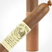 Honor & Tradition Sumatra Cedar Wrapped Lancero 38×6 close-up showing Sumatra wrapper, cigar band, cedar sleeve and distinctive pigtail cap