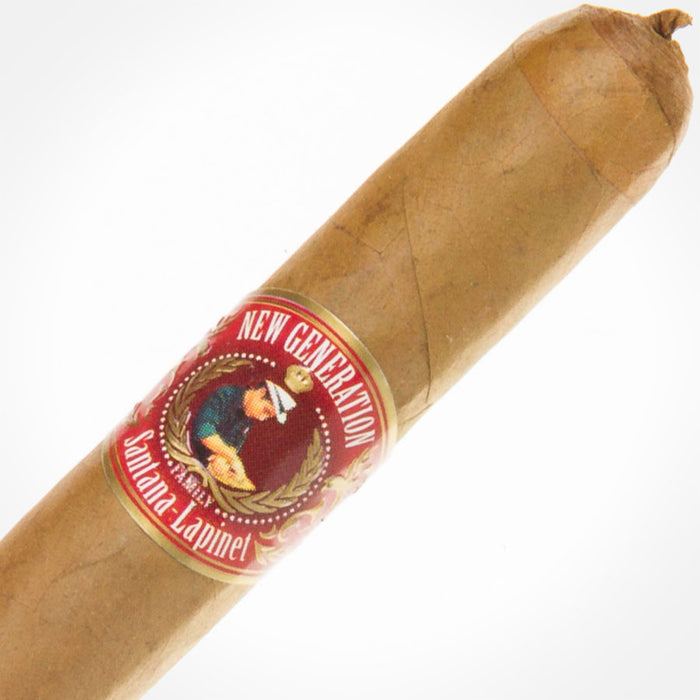 New Generation Connecticut Lancero 38×6 house blend cigar close-up showing Connecticut wrapper and cigar band