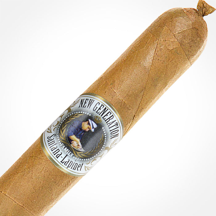 New Generation Connecticut Sweet Tip Lancero 38×6 house blend cigar close-up showing Connecticut wrapper and cigar band