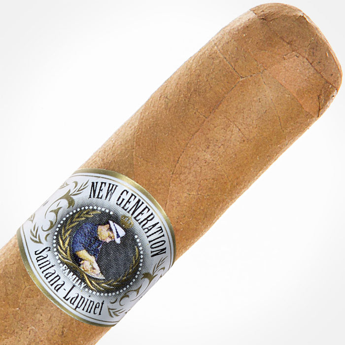 New Generation Connecticut Sweet Tip Robusto 50×5 house blend cigar close-up showing Connecticut wrapper and cigar band