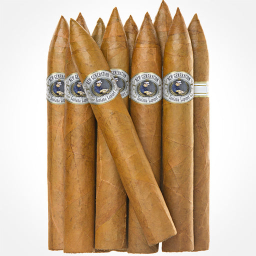 New Generation Connecticut Sweet Tip Torpedo 52×6 bundle of 25 house blend cigars with Connecticut wrappers, tapered heads and cigar bands