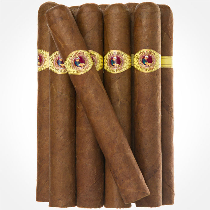 Cigar Paradise Treasure Habano Sweet Tip Big Daddy 60x6.5 bundle of 25 house blend cigars with Habano wrappers and cigar bands.