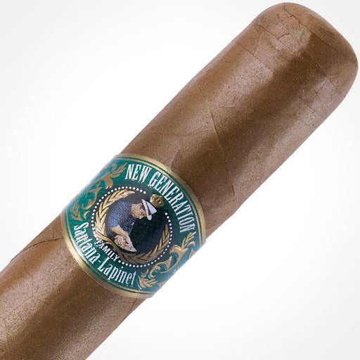 Cigar Paradise Treasure Rosado Regular Robusto 50x5 house blend cigar close-up showing Habano Rosado wrapper and cigar band.