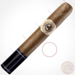 Cigar Paradise Treasure Rosado Sweet Tip Robusto 50x5 house blend cigar with Habano Rosado wrapper.